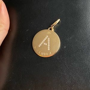 Authentic Fendi crystal letter tag - Letter A